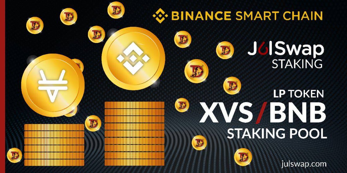 Start your Staking journey Now, with JulSwap and <a href="/VenusProtocol/">Venus Protocol</a>!

Stake #XVS / #BNB LP Tokens and earn $JulD 

Join: bit.ly/37SW3Ge

Add/Remove as you Wish!
 
<a href="/BinanceChain/">Binance Chain</a>