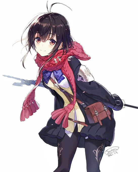 ファンタジーJKっぽい物 #オリジナル #女の子 #ファンタジー #女子高生 #制服 https://t.co/bhBCP6Y4b4 
