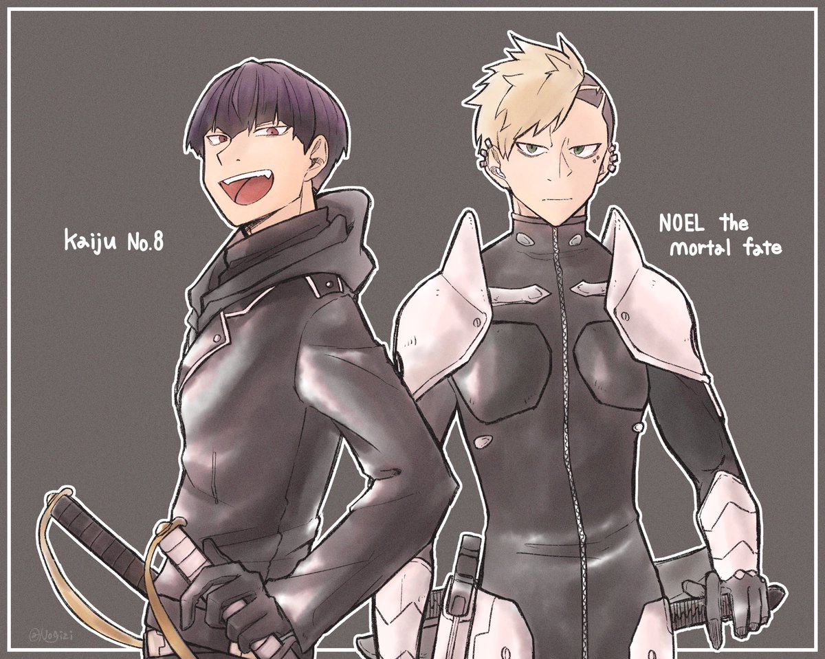 怪8/保科副隊長と被ノエ/オスカーさんの衣装交換 ⚠️クロスオーバー