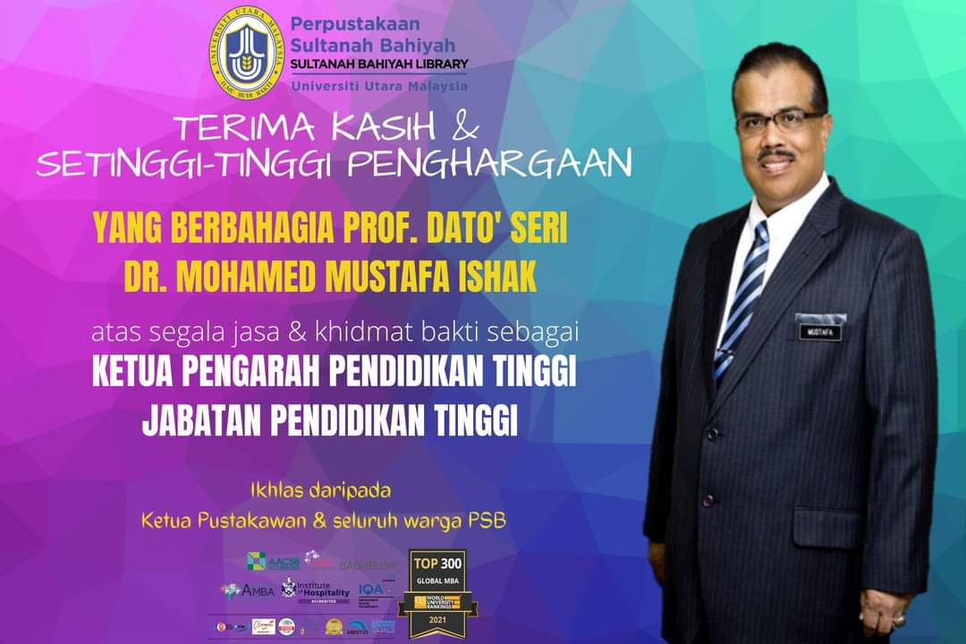 Perpustakaan Sultanah Bahiyah Twitterren Assalamualaikum Wbt Dan Salam Sejahtera Ketua Pustakawan Dan Seluruh Warga Psb Mengucapkan Terima Kasih Dan Setinggi Tinggi Penghargaan Kepada Yang Berbahagia Prof Dato Seri Dr Mohamed Mustafa Ishak Atas