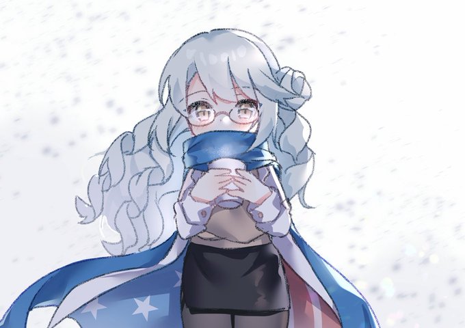 「女の子 星条旗」のTwitter画像/イラスト(人気順)