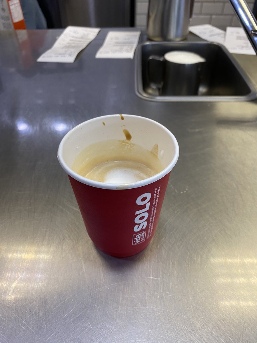 DavidDo63423043's tweet photo. @vidaecaffe is this what you call a ‘Pa Special’ ? Train your baristas to make the products you serve and charge premium prices for. No ice served with it, followed by your staff arguing and telling us we are wrong. #Vidacaffe #coffee #poorservice #trainyourstaff https://t.co/CavFlR2iPn