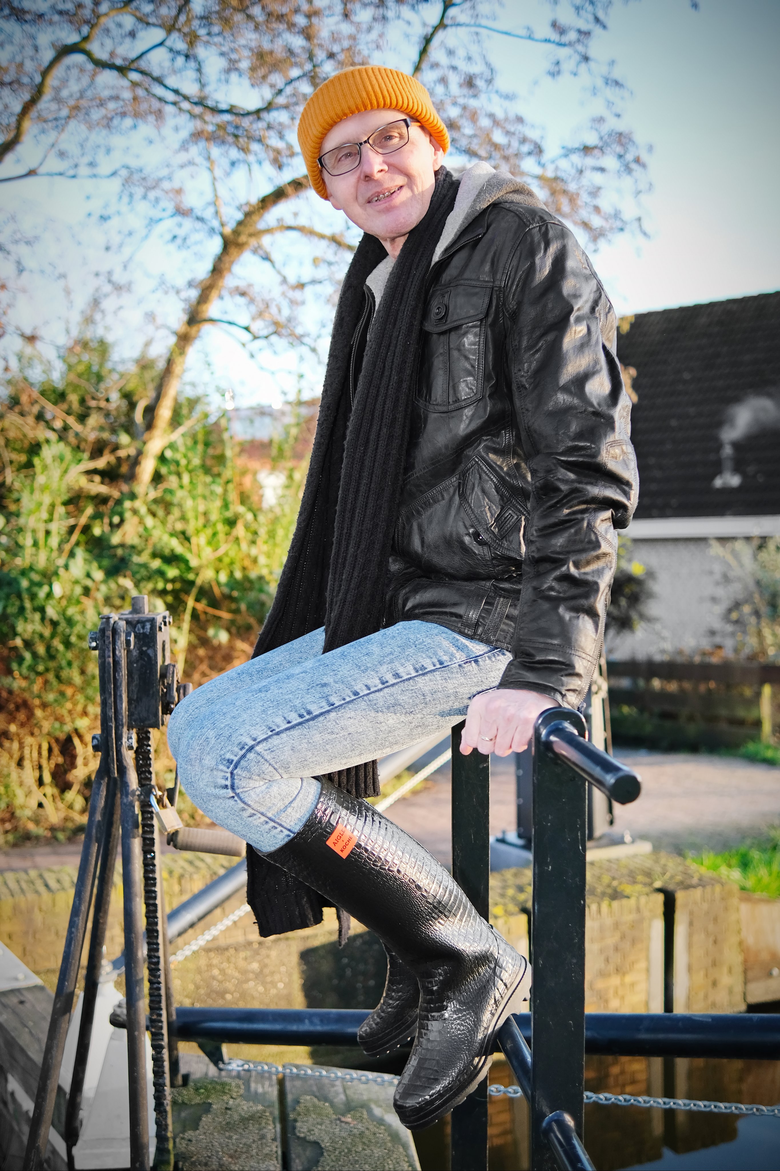 18 inch cheap rubber boots
