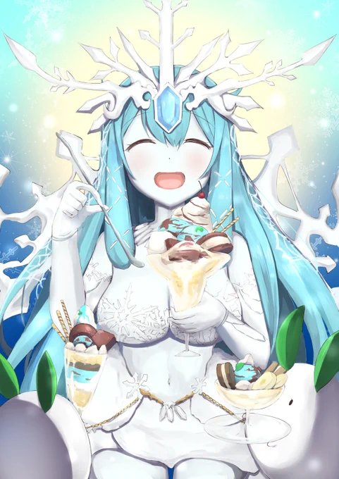 ミアーダの変身前と変身後の表情好き
#パズドラ 
#パズドライラスト 