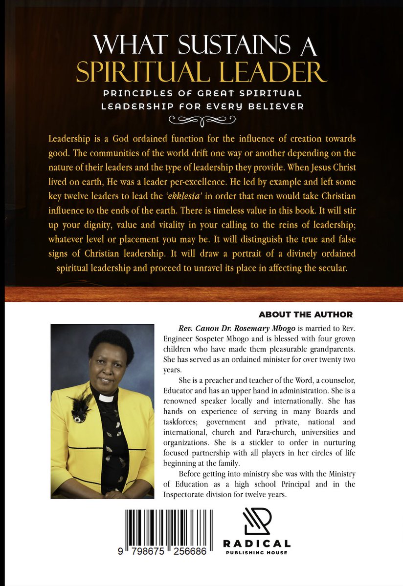 mjgitau's tweet photo. Amazing book, out Jan 13

Livestream details out shortly

Great panel lined up

Author interview 
https://t.co/cV1OGXcTjj

#SustainedSpiritualLeadership
#GetYourCopy

@Sixemscentre
⁦@GLiyai⁩ ⁦@doginde⁩ ⁦@rebecca_miano⁩ ⁦⁦@MercyMasika⁩ ⁦@Conomore⁩ https://t.co/FF0s5fmp6A