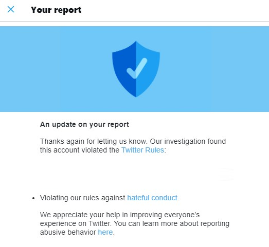 One down, millions of uneducated mentally ill Trumpkins left in and out of the US :(