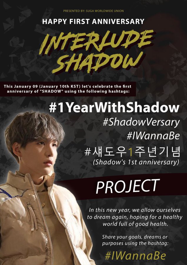 EllaPatrasova's tweet photo. #1YearWithShadow #ShadowVersary #IwannaBe wow one year with shadow and I haven’t even been army for one year.Anyways congrats Yoongi for such an amazing song that inspired us and led us thru they year https://t.co/6qm7eqC90L