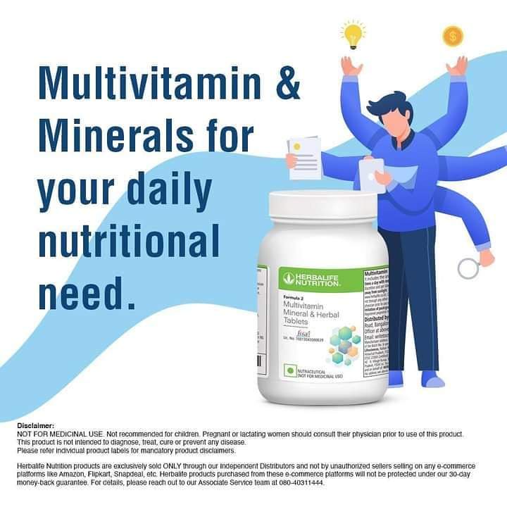 JanakiSenthilP1's tweet photo. Sometimes your daily diet lacks in necessary nutrients that you need to carry your day forward. That’s when Formula 2 Multivitamin Mineral &amp; Herbal Tablets help to bridge this nutritional gap to and make you ready for the rest of the day.
To knw more 9840498404 / 9940333353 https://t.co/wSDRTZYvna