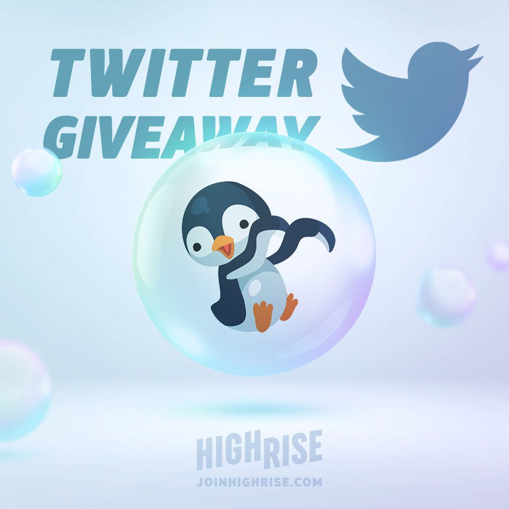HighriseApp's tweet photo. Follow and retweet for a chance to win your very own penguin buddy! Ends in one week! 🐧❄️✨ 

#HighriseApp #HRApp https://t.co/yGi3B2rS8o