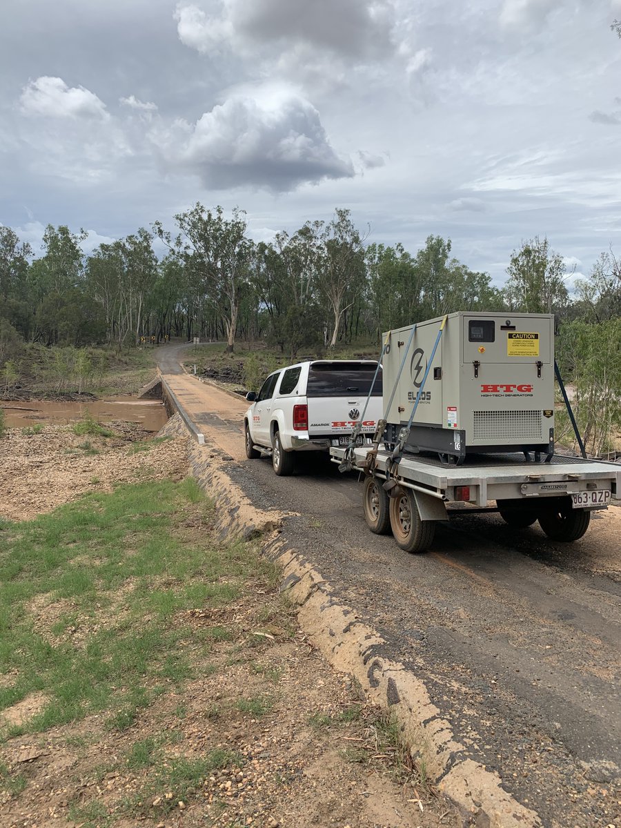 HTGGenerators's tweet image. Another ELCOS Pro backup generator delivered today to a rural property ready for forecasted storms and wild weather.