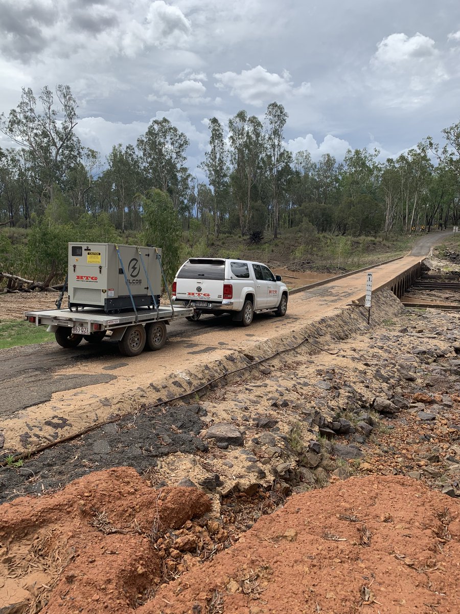 HTGGenerators's tweet image. Another ELCOS Pro backup generator delivered today to a rural property ready for forecasted storms and wild weather.