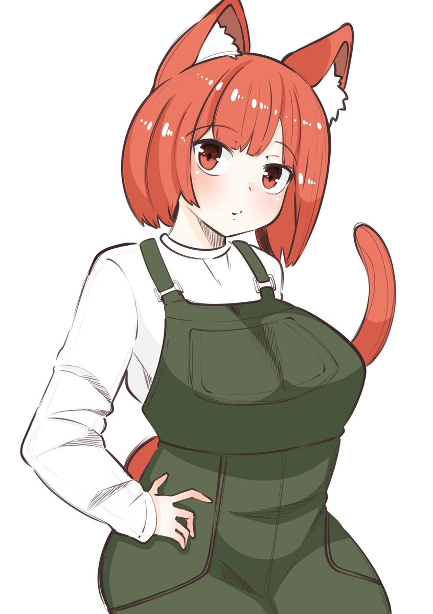 今日暇すぎて巨乳ケモ耳娘が描きまくりました。 