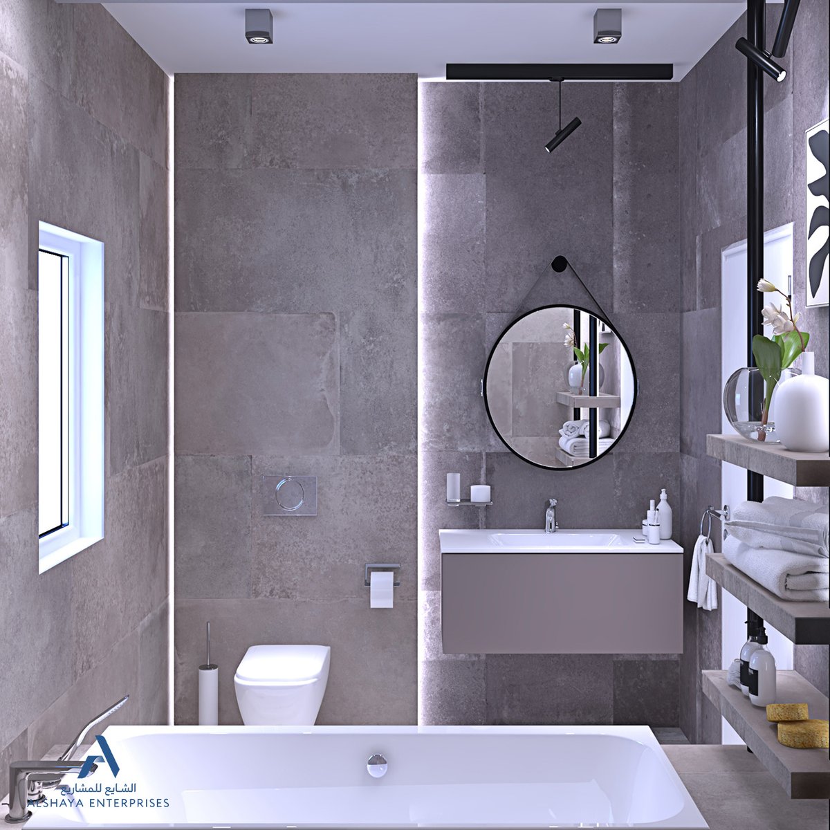 Alshayaenterprises On Twitter Bathroom Design By Our Professional Designers Team In Architect Design Center Division In Dammam