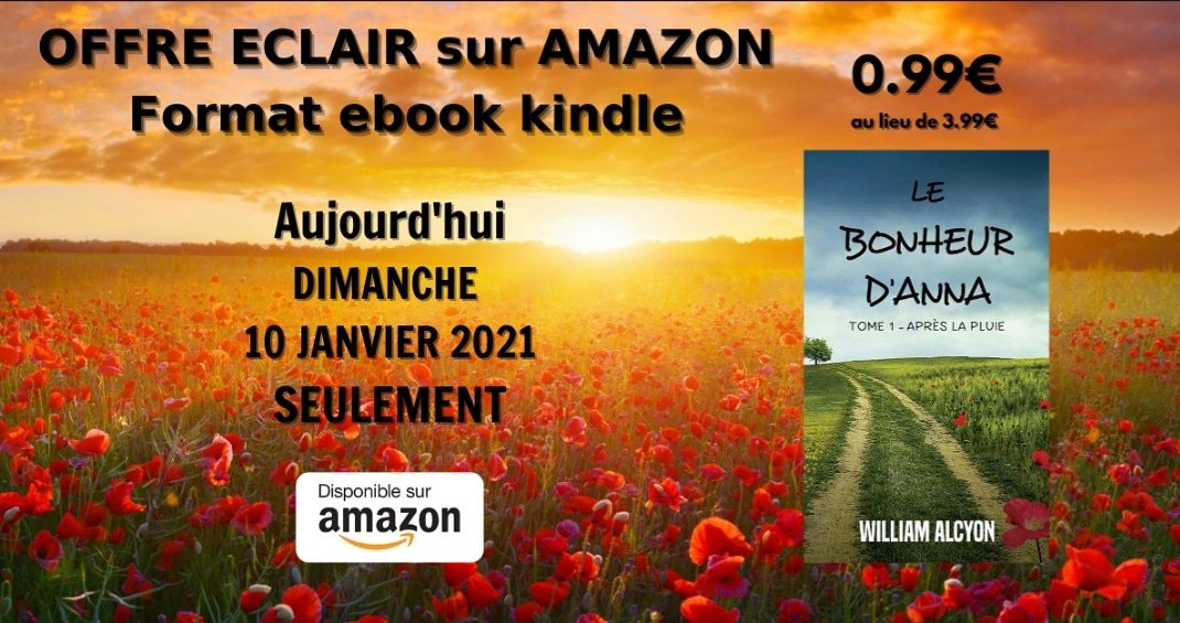 Profitez du tarif promotionnel à 0,99€ au lieu de 3,99€ 
Voir ici 👇🏻
amzn.to/2vsmnrw

#feelgood #feelgoodbook #bonheur #bonheursimple #developpementpersonnel #resilience #lecturecoupdecoeur #lectureaddict #lecture #littérature #romanfeelgood #kindle
<a href="/william_alcyon/">William Alcyon</a>