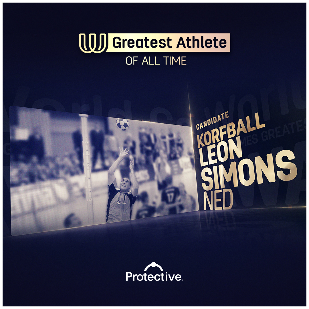 Leon Simons (<a href="/Siempie23/">Leon Simons</a>) is the player with most #Korfball gold medals (4) at The World Games (1997–2009). Simons has also won gold in 3 World Championships &amp; 4 European Championships. 

VOTE: theworldgames.org/awards/The-Wor…
#WeAreTheWorldGames <a href="/ProtectiveLife/">Protective Life</a>  <a href="/korfball/">Korfball.org - IKF</a> <a href="/Korfbalverbond/">KNKV</a>