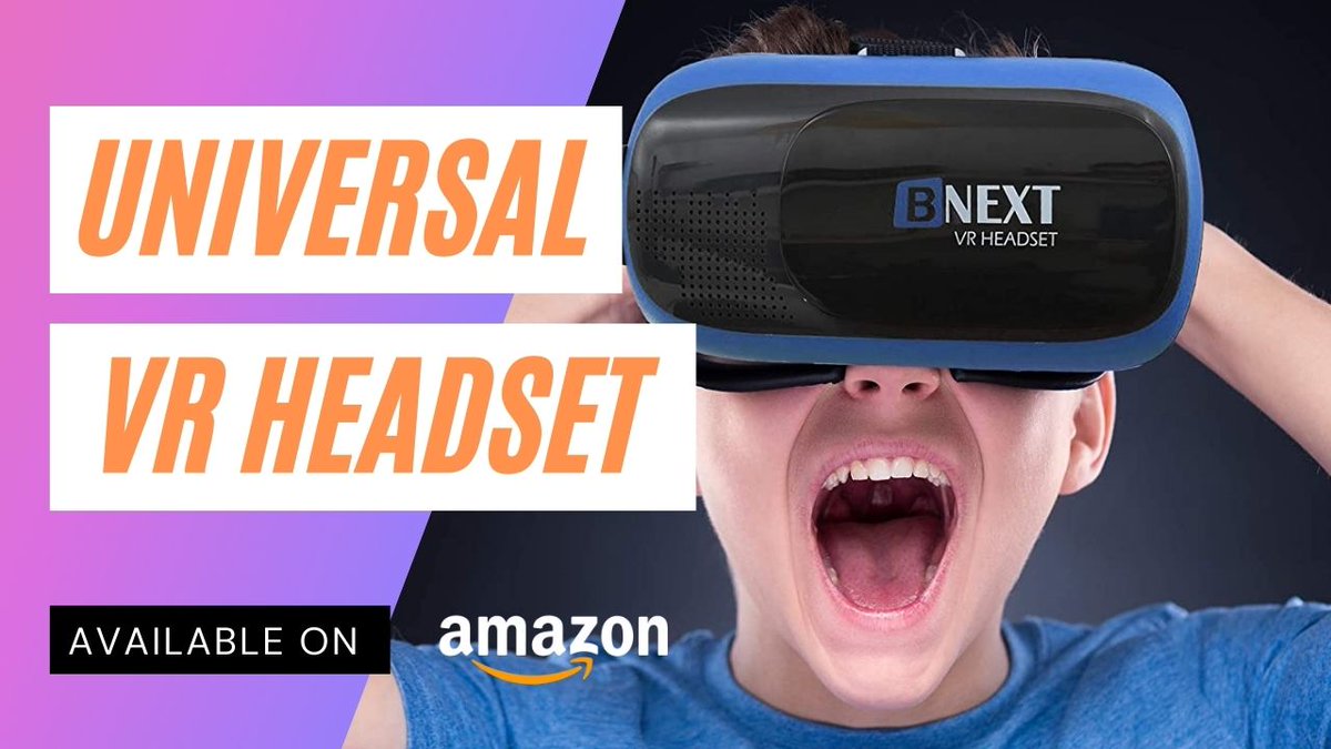 GalaxyTechHD's tweet photo. 🔴 Universal VR #Headset | Universal Virtual Reality Goggles | Cool #Amazon... https://t.co/J9DyWt2x3i via @YouTube https://t.co/oTnUyeifbf