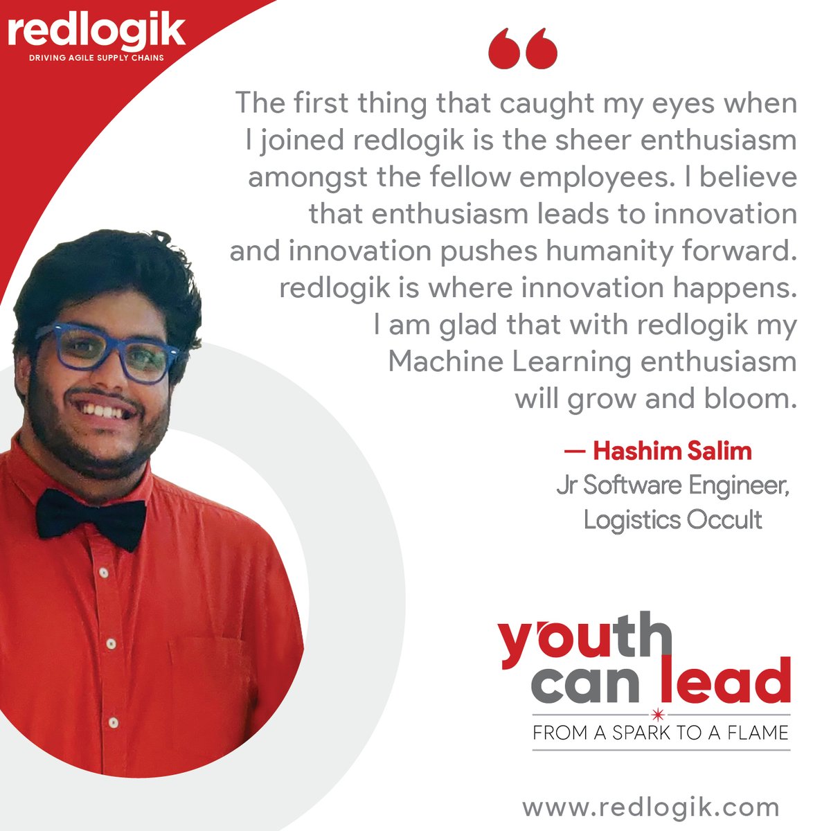 adminRedlogik's tweet photo. The sign of a successful business is successful and happy employees. At Redlogik, we thrive on a symbiotic culture- we win when the team wins!
Read about it: https://t.co/cubHKVcIT7
#youthcanlead #digitaltransformation #teambuilding #redlogik #talentfirst https://t.co/hC9Vg3jVBv