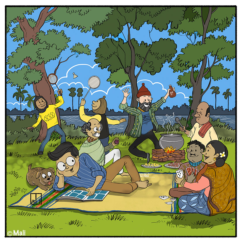 Mali's (@malicartoonist) on Twitter photo Winter picnic ..in kind of Tintin style...#picnic #comics #kolkata #bengali <a href="/TweetKolkata/">Kolkata ℃¡₹¥ Reprise</a> Winter picnic ..in kind of Tintin style...#picnic #comics #kolkata #bengali <a href="/TweetKolkata/">Kolkata ℃¡₹¥ Reprise</a>