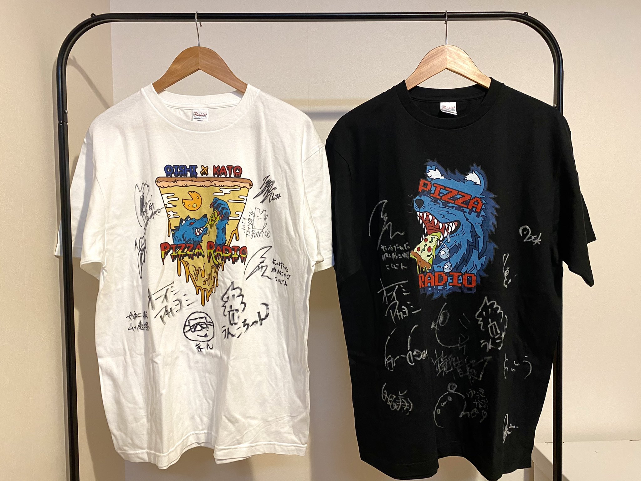 オーイシ加藤のピザラジオ ピザラ人狼Tシャツ - トップス