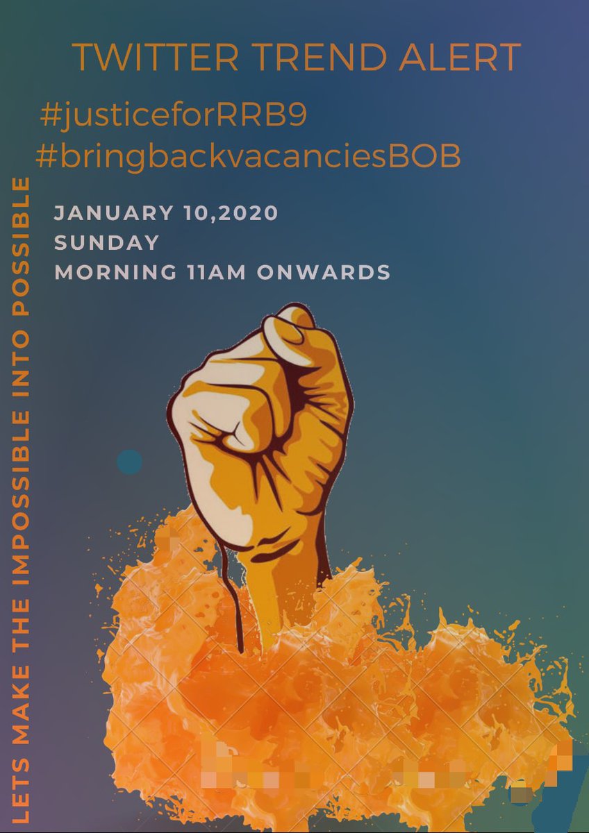 yuvahallabol's tweet photo. Bank of Baroda notifies vacancy for 2500+ post in July 2020, conducts exam in September, interview in December and then withdraws complete vacancy on 8th January 2021.

@bankofbaroda take back this unfair decision immediately.

#JusticeforRRB9 #BringbackvacanciesBOB https://t.co/srx4Eeyukp