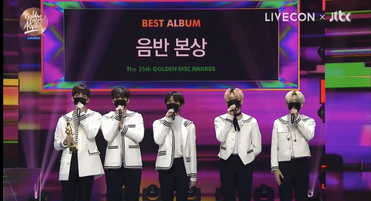 Congratulations TOMORROW X TOGETHER for winning Best Album (Bonsang) at the 35th Golden Disc Awards! 🥳✨

#TXT1stBonsang
#TXTatGDA 
#TOMORROW_X_TOGETHER 
<a href="/TXT_bighit/">TXT OFFICIAL</a>
<a href="/TXT_members/">TOMORROW X TOGETHER</a>