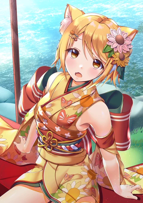 ヒヨリちゃんもう一回描きましたー!
背景は完全に使いまわしですw

なんだか幼くなった気がしますが、
多分気のせいです( ˘ω˘ )

#プリコネR  
#イラスト
#ヒヨリ 