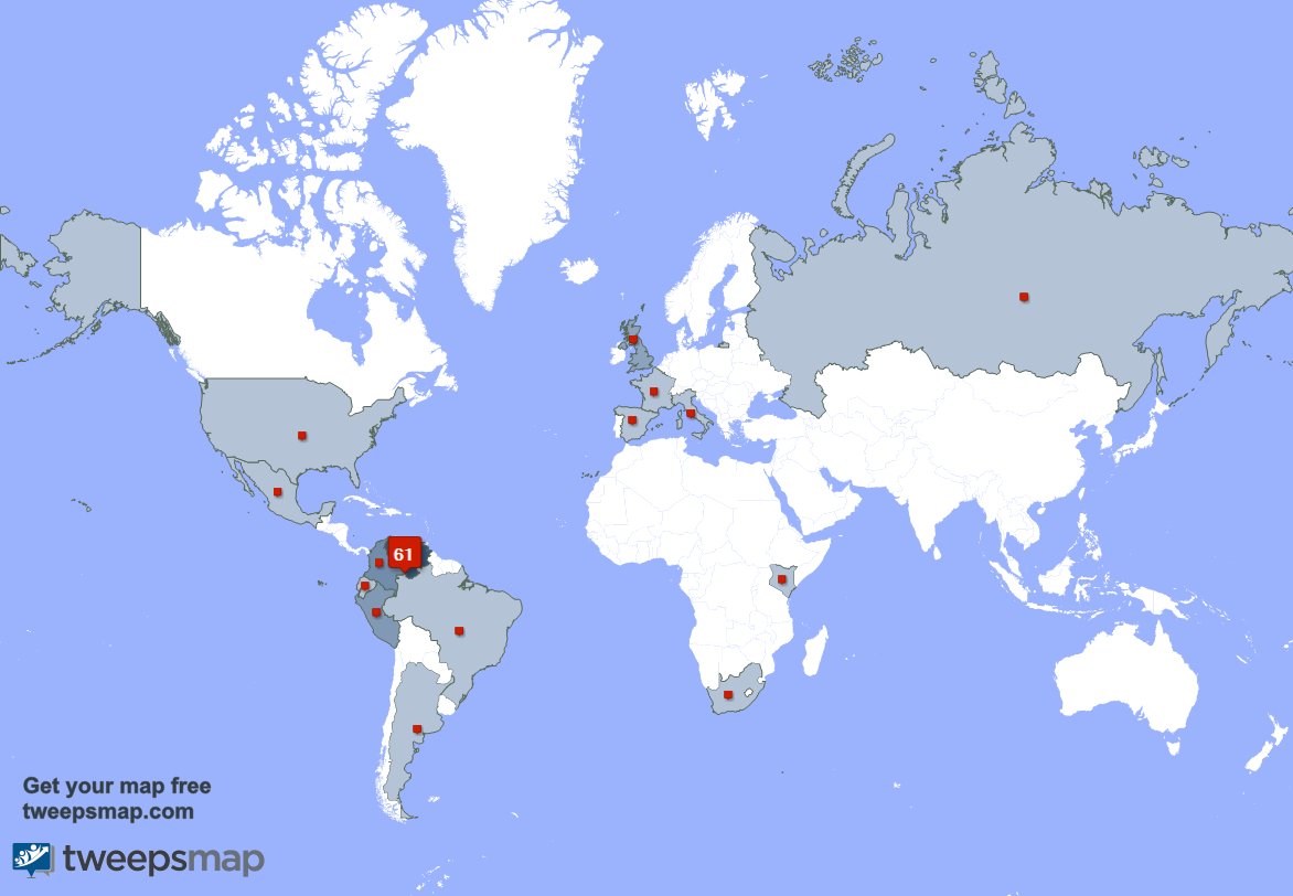 ValmoreVer's tweet image. Tengo 1 nuevos seguidores, desde Venezuela durante la última semana tweepsmap.com/!ValmoreVer