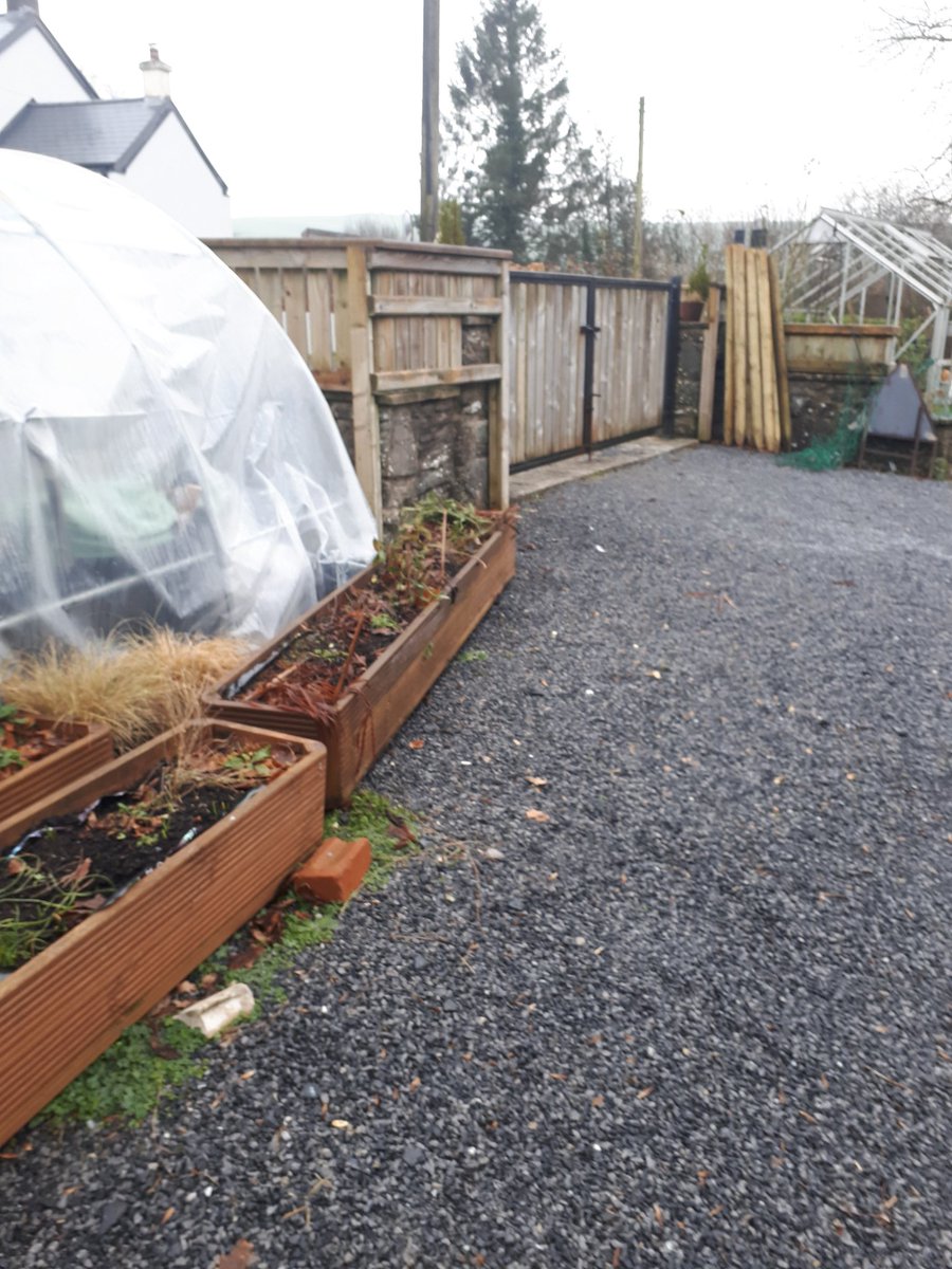 MABridget's tweet photo. Maybe not a good time to move an 8' garden trough - waterlogged and frozen solid, but where there's a will there's a way! #problemsolver #shouldhavebeenanengineer πͺπͺπ€£π€£ https://t.co/NrAaCd3OuW