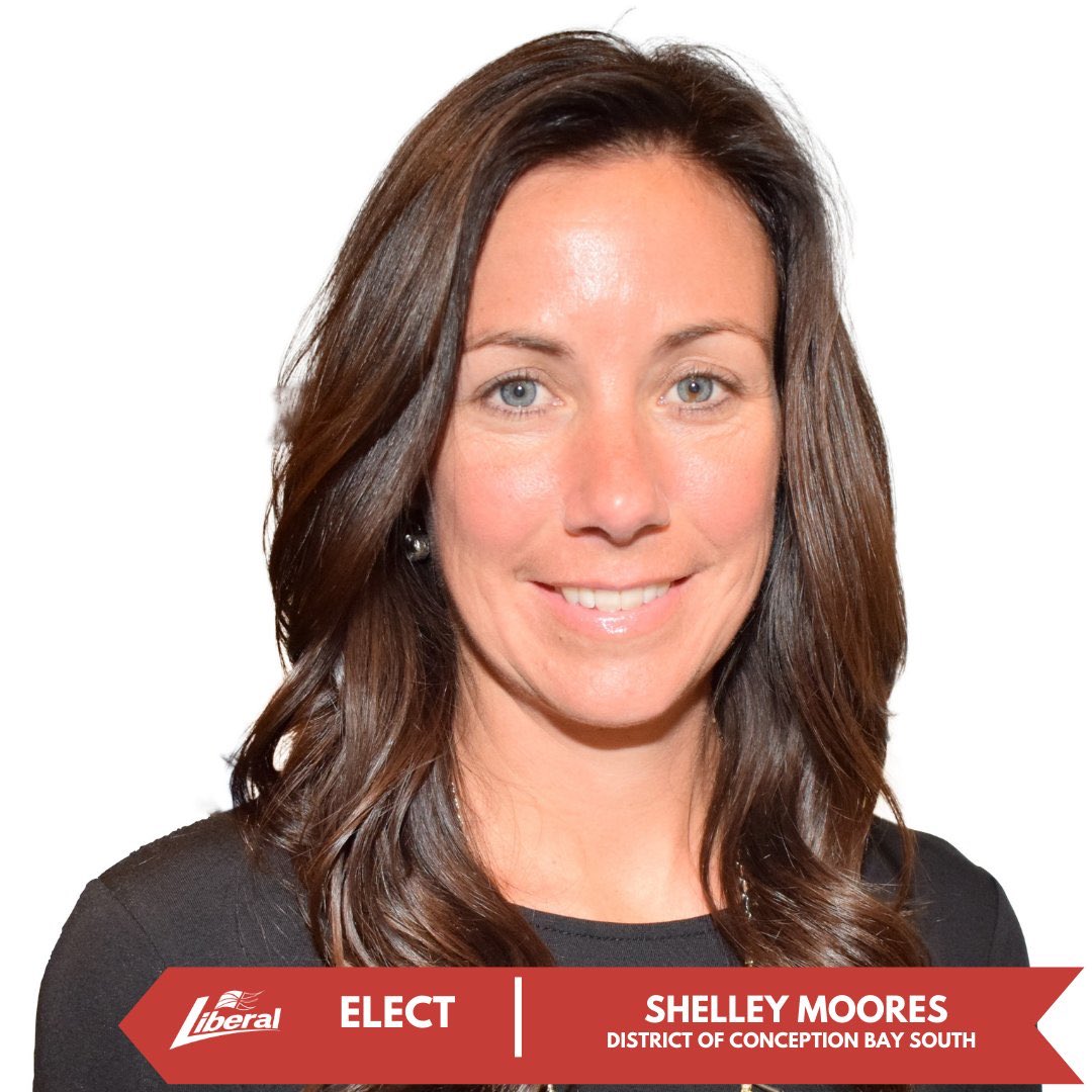 In the district of Conception Bay South,  @ShelleyMoores79 is representing the  @nlliberals. Shelley is a MUN Alumna, award winning professional fundraiser, and long time community advocate and volunteer.