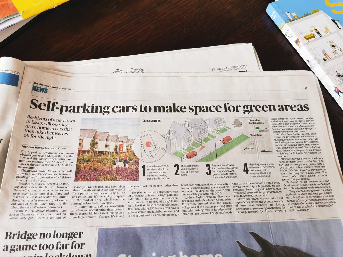 My report on why there is too much parking required for new housing mentioned in today's Sunday TimesToo many places enforce high levels of parking at the expense of more homes, gardens and parksLocal authorities should parking maximums not parking minimums