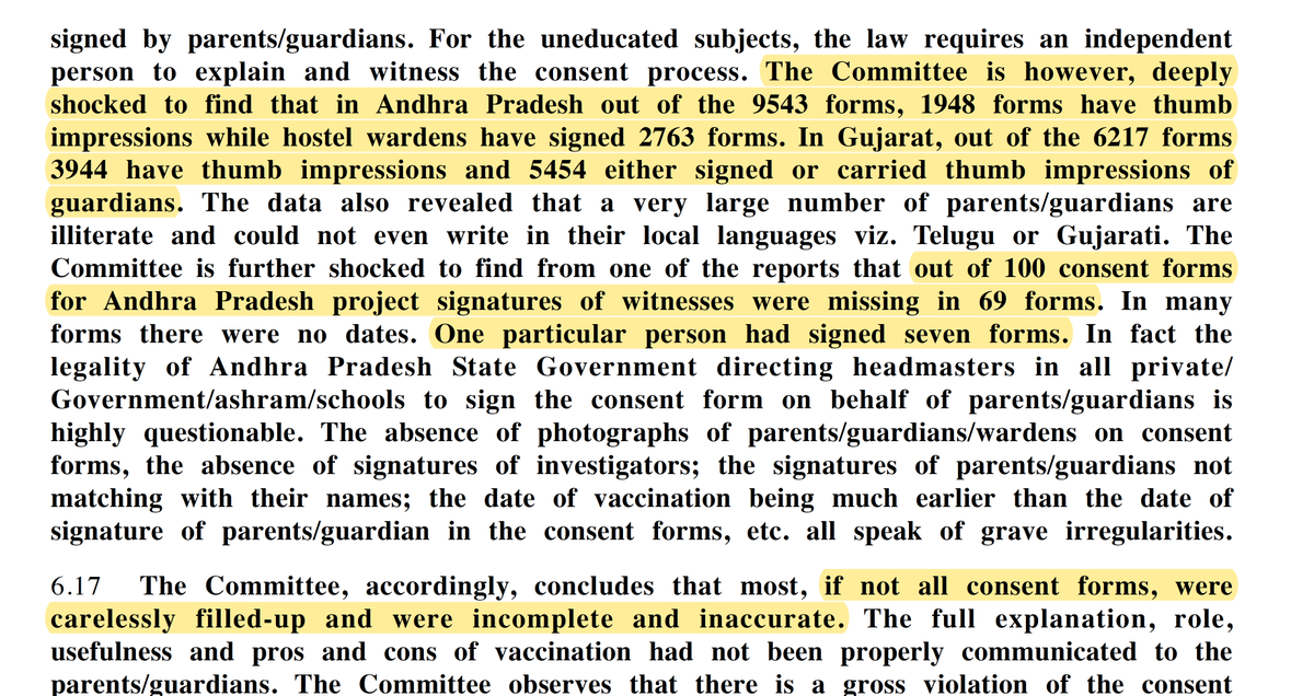 oh, and about the scantily of the Informed Consent process: