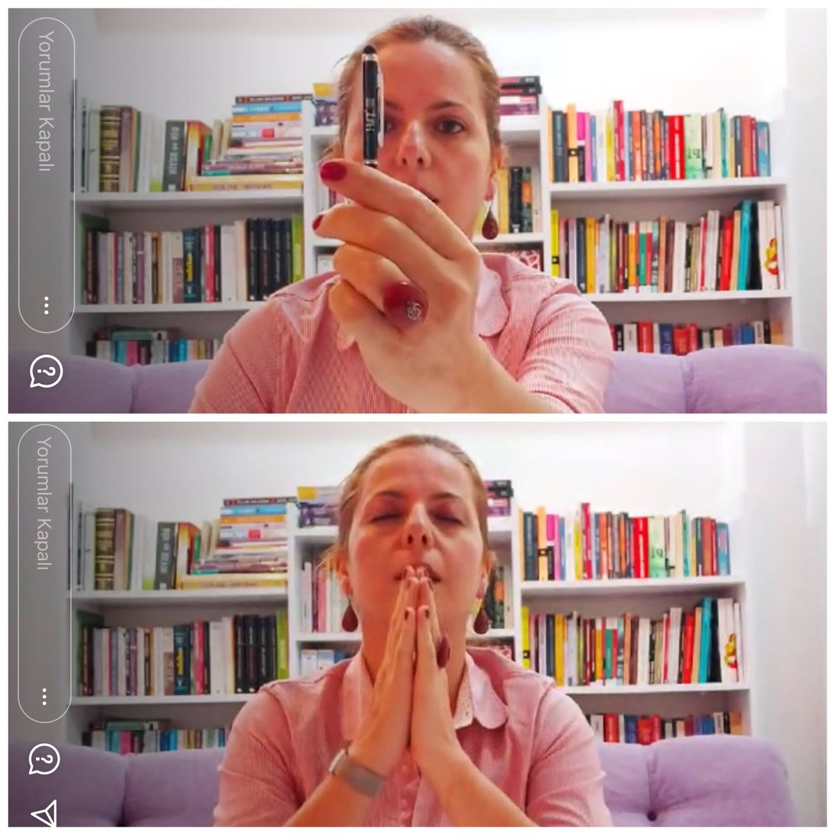 NurdannTorunn's tweet photo. Matematik Öğretmenimiz, aynı zamanda yoga eğitmeni Esra Engin'le göz kaslarımızı rahatlatmak için @mektebimyalovakampusu instagram hesabımızdan canlı yayında egzersiz çalışması yaptık. @77ridvanacar @AserdarS @LaleMuti https://t.co/QR9amtniHR