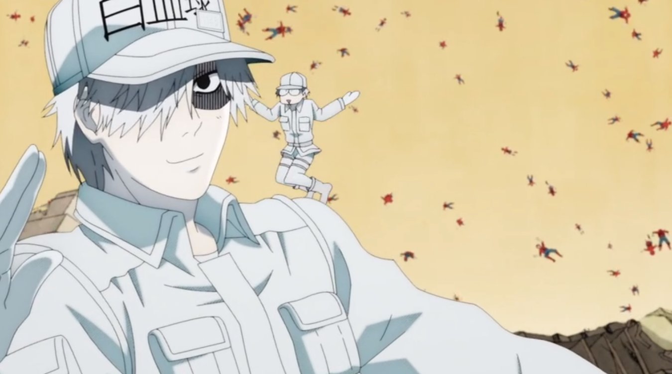 Dr 饅頭指揮官 健康体の方がおなじみのイケメンのお兄さん白血球で 不健康態の方がかっこいいお姉さん白血球 どっちもかっこいい 白血球いてこそのはたらく細胞 T Co Axgnmkezmc Twitter