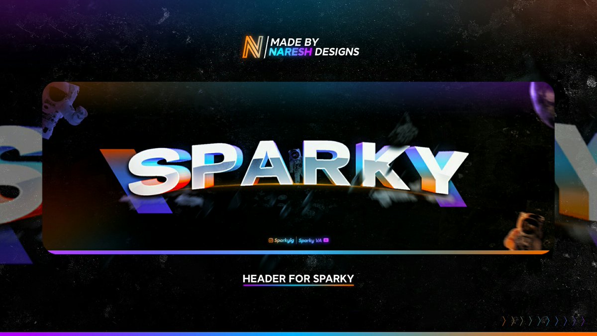 pyNaresh's tweet photo. 3D header for Giveaway winner @Sprkky !
Made on Android
Retweet highly appreciated!
#limitlessgfx @limitlesscomm_ @VisualsNeon @teaminnovative5 #twitterheader #3dheader @zugsvisuals @wahoovisuals @jasondzns @DznsEklavya #header https://t.co/Oau87oazJi