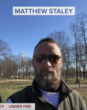 ARRESTED: Matthew Staley 44, of Commerce Township Michigan curfew violation  https://wwmt.com/news/local/five-michigan-residents-arrested-at-us-capitol-riot