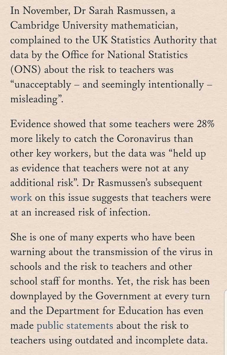 As the article says - shopworkers are offered more protection with mask requirements. This government do not fear accountability - which means we have failed as voters. All of us. We need to change how we are if wanting change - it is all we can do. https://twitter.com/BylineTimes/status/1347815823155585030?s=19