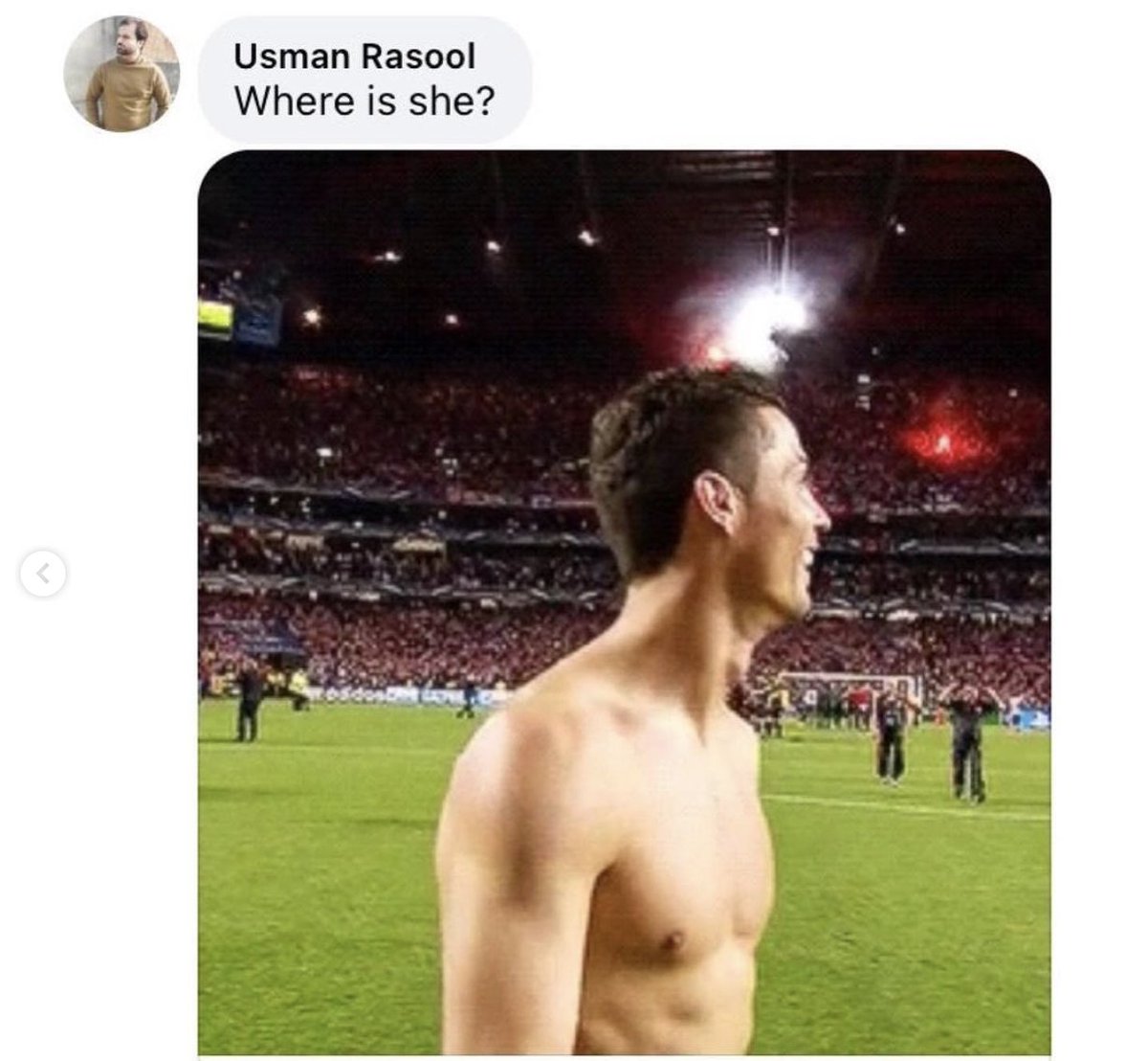 Usman asking all the important questions