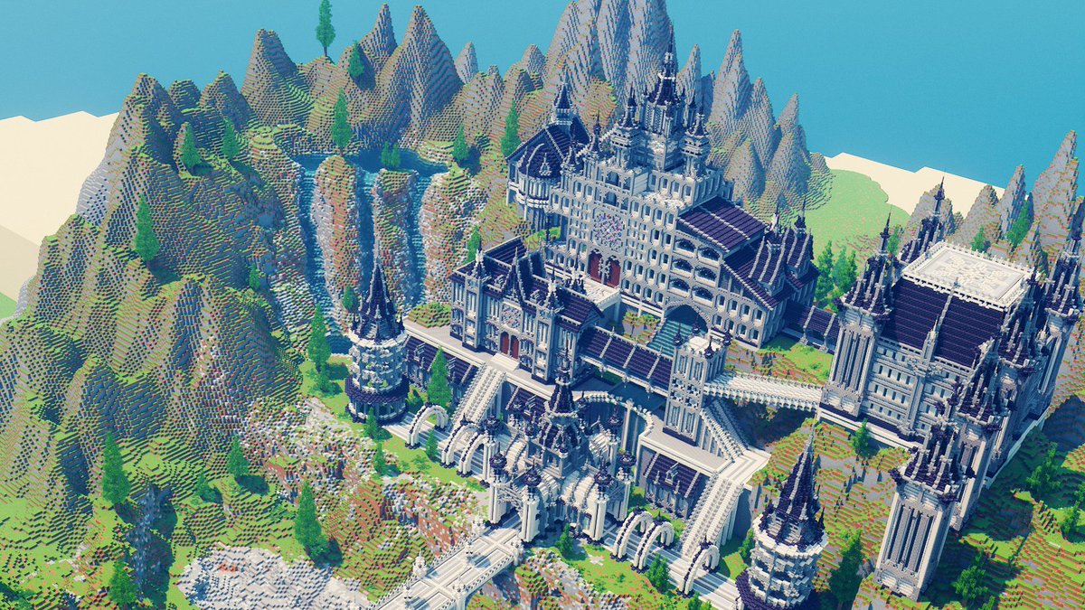 らーなろっそ バニラで初めてお城を作りました バニラ建築してる人は動画も見て作り方参考にしてね T Co Qkvgapkpym Youtubeより Minecraft マイクラ Minecraft建築コミュ マイクラ建築 Minecraftbuilds バニラ建築学部 T Co