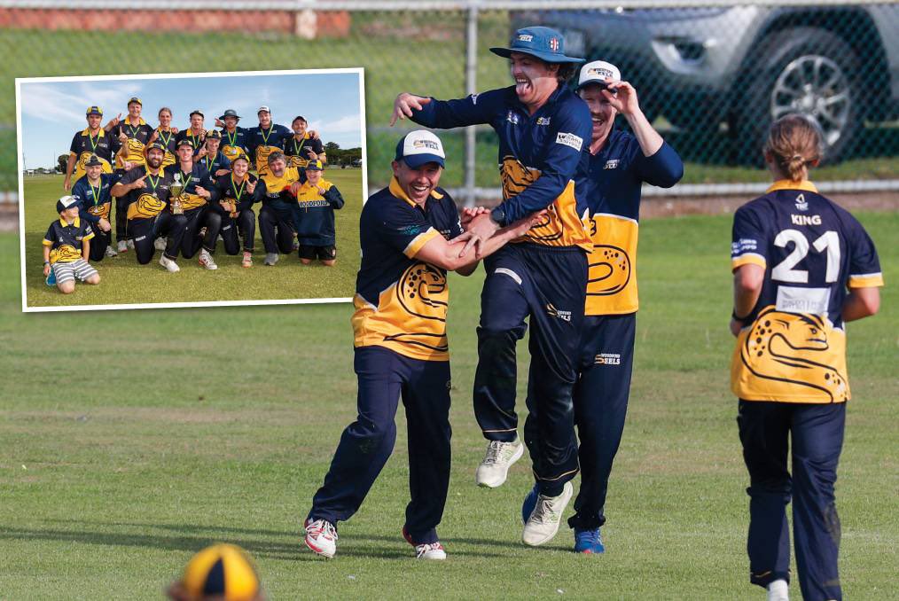 NW_Eels's tweet photo. WOODFORD EELS ONE-DAY PREMIERS 2020/21

What a day for the boys, going back to back in the Grand Final of the One-Day Competition!

Congratulations to player of the match Bailey Jenkinson on his 83 runs, as well as his 9 overs returning 0/16. 

💙💛 #slipperyeels 🏆 https://t.co/fRKDKqnHG5