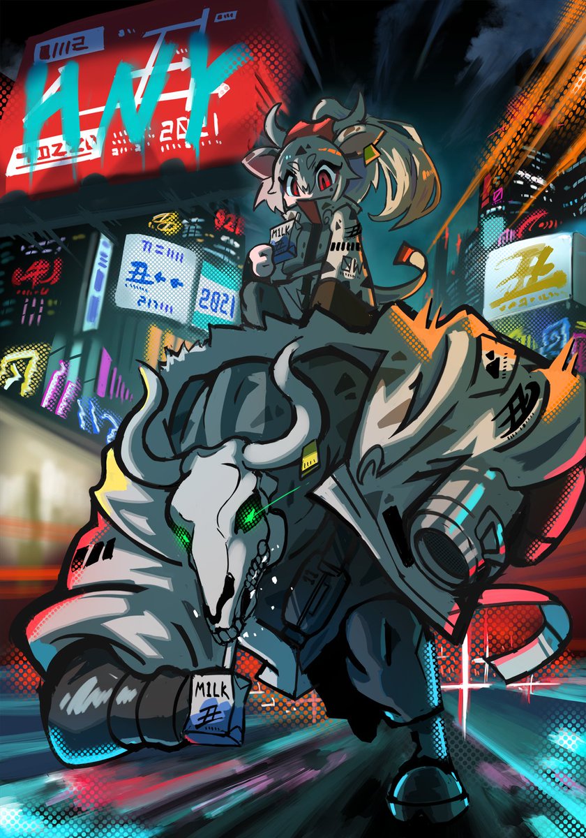 shakeeeeeeeee_'s tweet photo. 2021 #年賀状イラスト #オリジナル https://t.co/F7lQmJYtLE