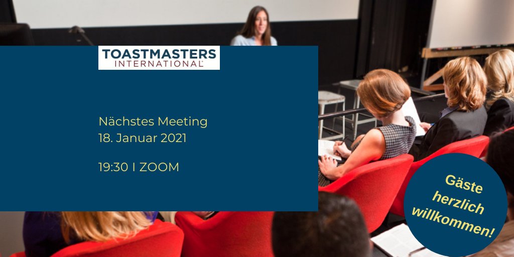 redensburger's tweet photo. Kommunikationsfähigkeiten verbessern und wertschätzendes Feedback erhalten nei den #Toastmasters  Gäste melden sich unter info@redensburger-toastmasters.de an, Mitglieder finden die Zugangsdaten auf EasySpeak.  #WhereLeadersaremade https://t.co/5wUYM8oihW