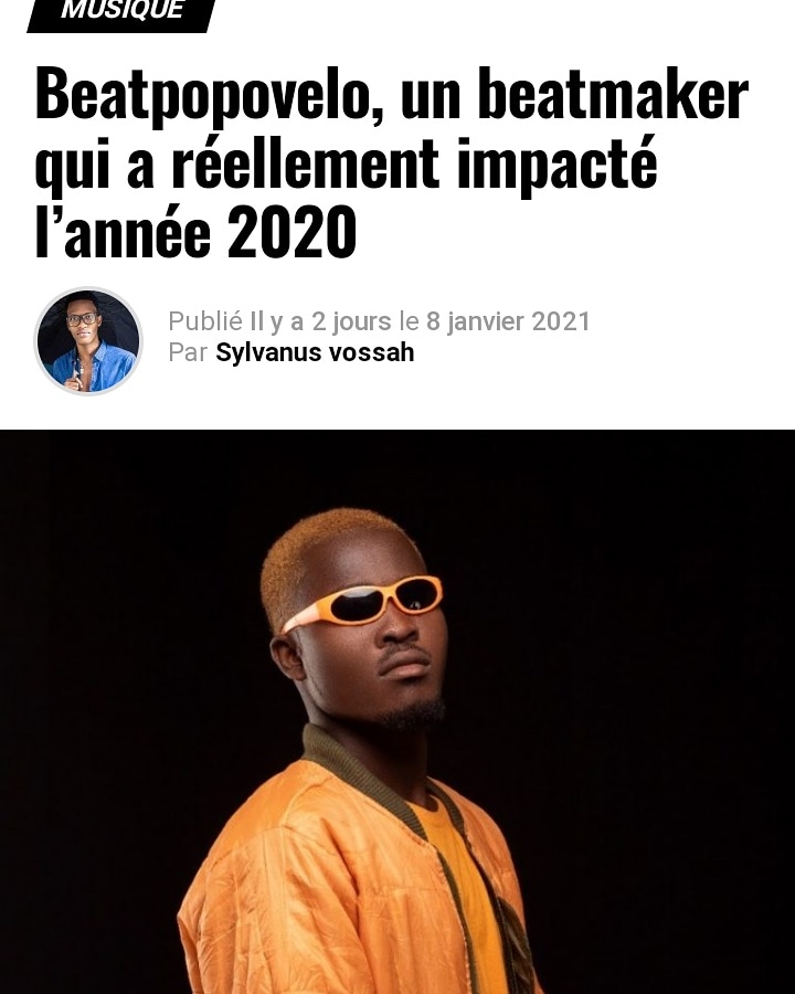 beatpopovelo's tweet photo. Merci @GnadoeMagazine 🧡🌟🇹🇬
Lien: https://t.co/puH5vIA3lM

#BeatmakerTogolais
#Beatpopovelo https://t.co/2l1a80D1Ii