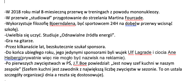 ToSikora's tweet photo. Kilka informacji o wiceliderze i wczorajszym zwycięscy biegu pościgowego Sturla Laegreid🇳🇴
Tiril Eckhoff: "Sturla to bardzo zabawny facet, wyjątkowy, z nowym podejściem i myśleniem" https://t.co/bdIF1bIWTk