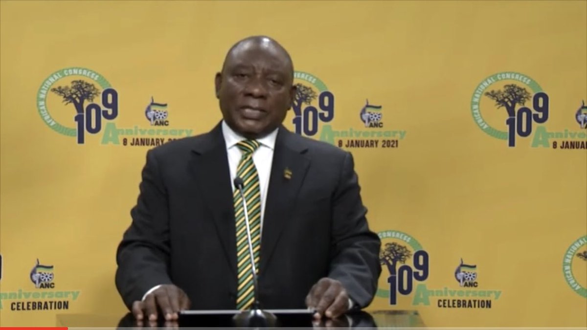 MYANC's tweet photo. @MYANC January 8th Statement delivered by President @CyrilRamaphosa 

https://t.co/ZPGEsGx0nc

Unity, renewal and reconstruction in the year of Charlotte Maxeke #ANC108 https://t.co/lCowMbyUhT