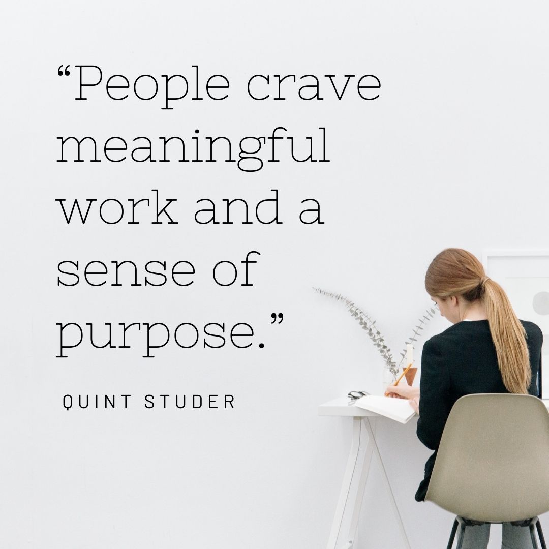 quint_studer's tweet photo. People crave meaningful work and a sense of purpose.

#meaningfulwork #meaningful #purpose #senseofpurpose #workwithapurpose #workingforapurpose #purposefulwork #quoteoftheweek #sundayquote #sundaymotivation #leadership #leadershiplessons #learningleaders #leadersintraining https://t.co/85OnbRk8ji