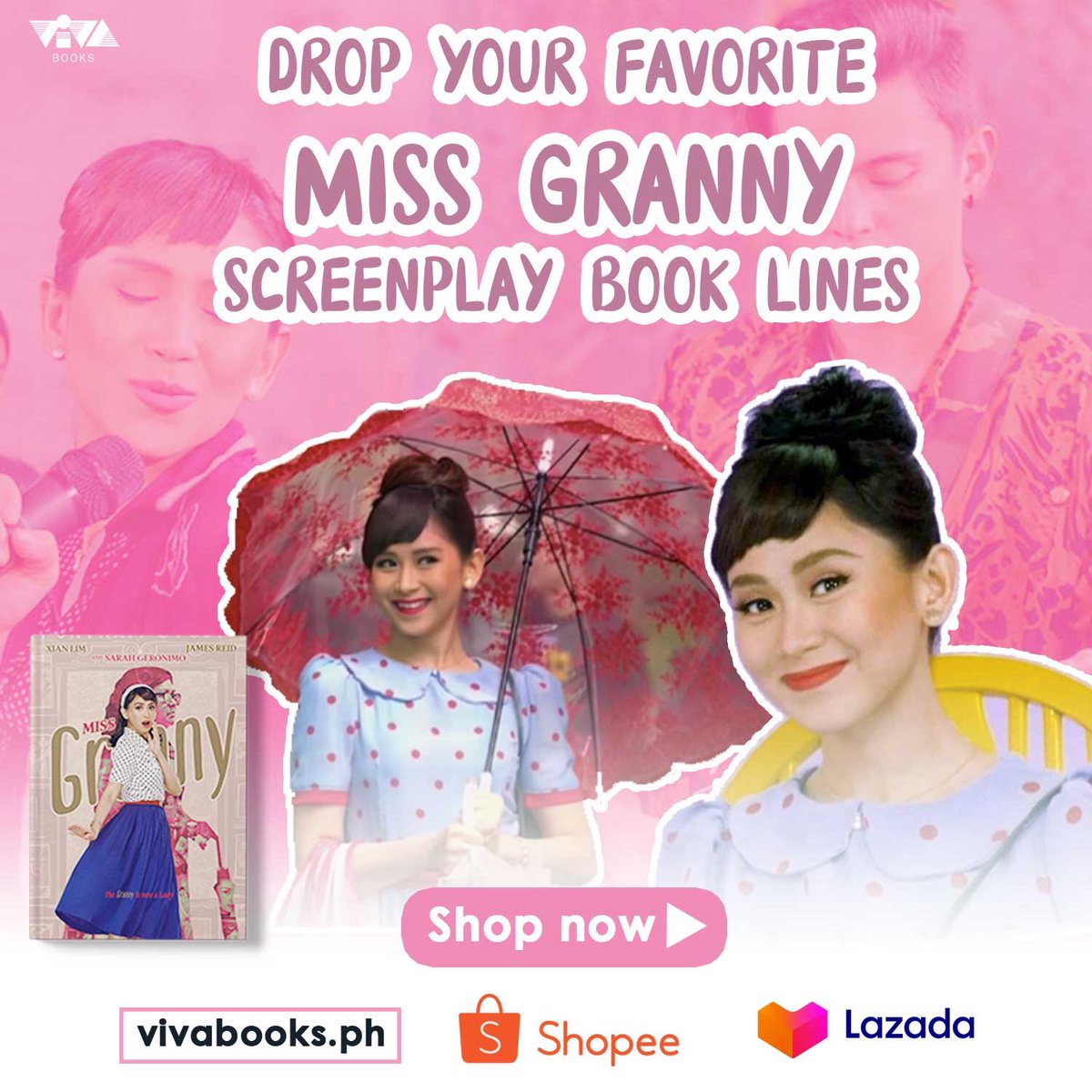 VIVABooks_'s tweet photo. “Ang mga lalaki talaga, laging pinapahamak ng mga patutoy nila. Napakaliit na bagay naman."- Lola Odrey, Miss Granny 

Ikaw, anong entry mo? #justforfun https://t.co/pYZ9MSSPDW