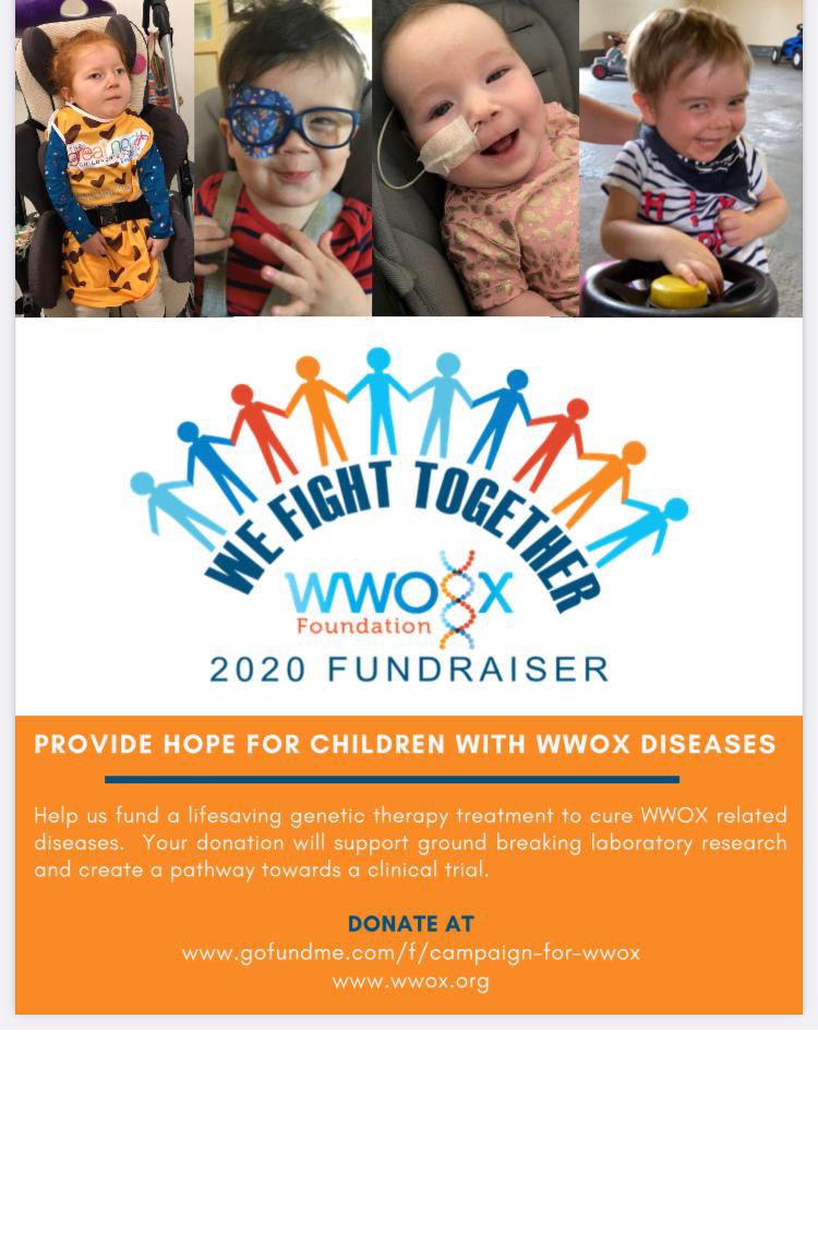 clhuggare's tweet photo. @elonmusk please donate to WWOX foundation and support the groundbreaking genetherapy #wwox #wefighttogetherwwox https://t.co/IHutWDpTLp