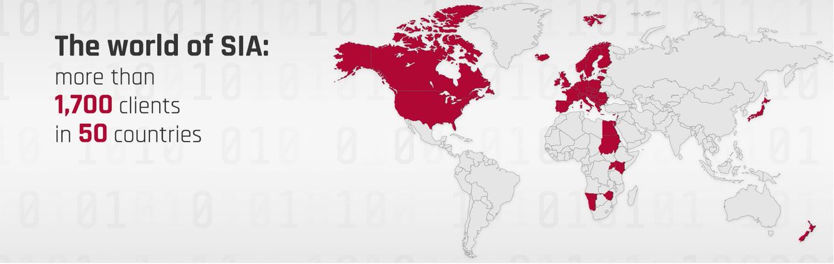 3/ SIA provide a private financial network which is the backbone of the European financial market. SIA and SWIFT are the only 2 providers for the Eurosystem Single Market Infrastructure Gateway, granting access to all RTGS, Securities and Instant Payment transactions for Europe.