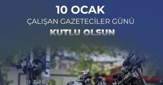10 Ocak #CalısanGazetecilerGünü kutlu olsun.