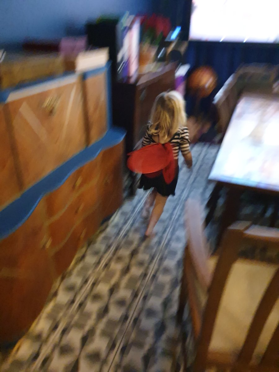 MayWellerModel's tweet photo. @trinitychelt :   Not running around with superhero capes but whilst wearing ladybird wings and carrying an otter. https://t.co/b6U1glwyQY